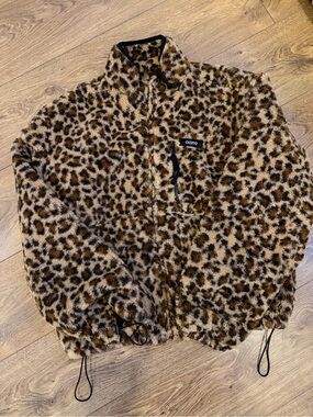 Danielle Guizio Leopard-Print Faux Shearling Jacket - Brown/Black